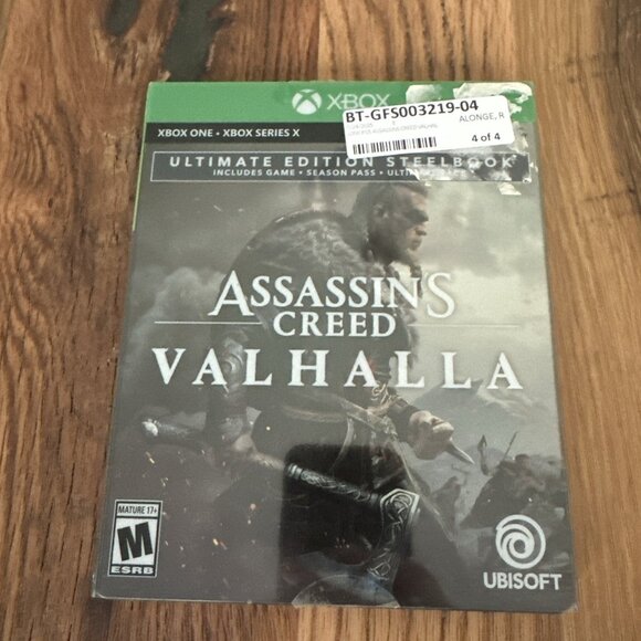 Assassin's Creed Valhalla Ultimate Steel Book Edition (Xbox 1 One, 2020) Tested - Picture 1 of 5